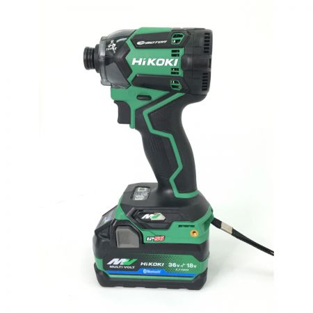  HiKOKI ハイコーキ コードレスインパクトドライバ ケース・バッテリー・充電器付属 WH36DC グリーン