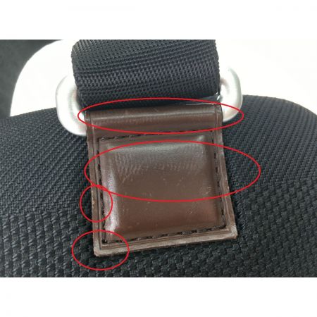  LOUIS VUITTON ルイヴィトン メンズ ボディバッグ ダミエ・ジュアン マージュ カードケース欠品  M93502 ブラック