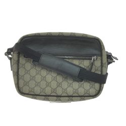 ▼▼ GUCCI グッチ GGプラス ショルダーバッグ PVC レザー レディース 114291 ベージュ Bランク