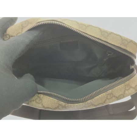  GUCCI グッチ GGプラス ショルダーバッグ PVC レザー レディース 114291 ベージュ