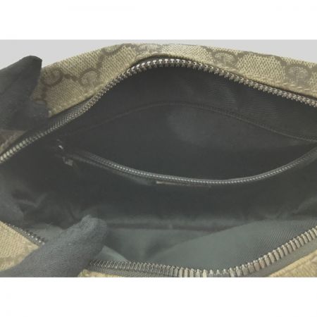 中古】 GUCCI グッチ GGプラス ショルダーバッグ PVC レザー