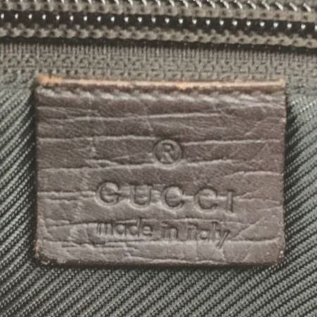 中古】 GUCCI グッチ GGプラス ショルダーバッグ PVC レザー