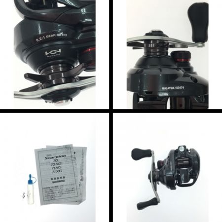  SHIMANO シマノ 左巻きベイトリール 箱付属 16スコーピオン 03474 71XG