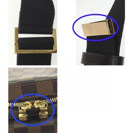  LOUIS VUITTON ルイヴィトン ウェストポーチ ジェロニモス ダミエ N51994