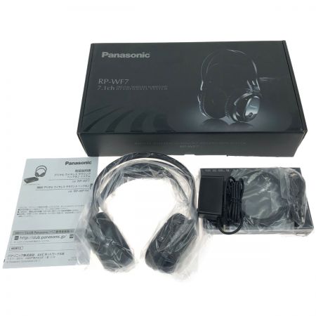 Panasonic パナソニック デジタル ワイヤレス サラウンド ヘッドホン RP-WF7-K ブラック