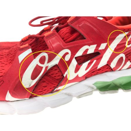  asics アシックス メンズスニーカー Gel-Quantum 90 asics×cocacola SIZE29cm 1023A062 レッド