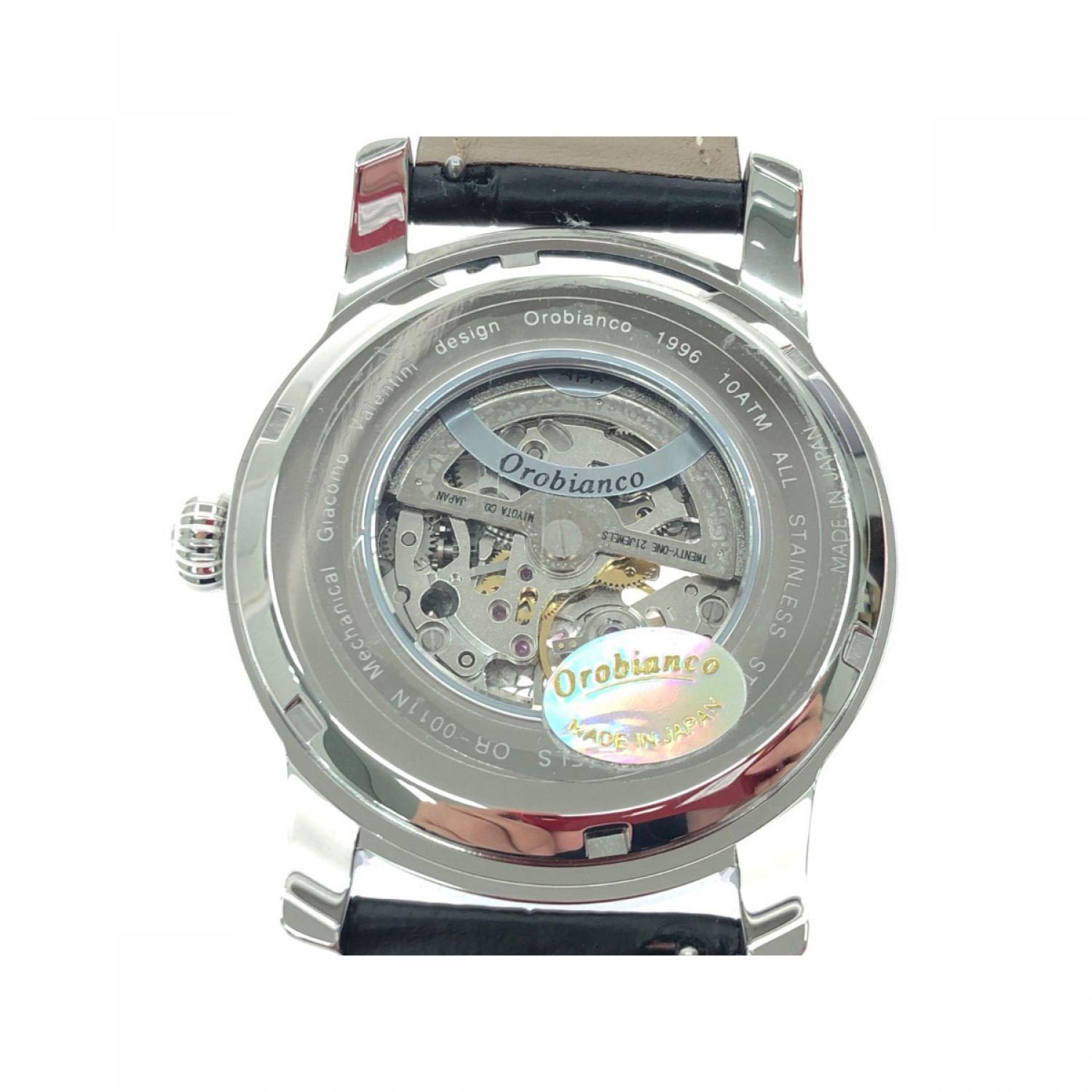 【新品未使用】オロビアンコ  オラクラシカ　腕時計　スケルトン　自動巻き　ブルーブランドまとめKNK