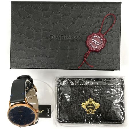  Orobianco オロビアンコ  腕時計 クォーツ ブラック OR0072-5