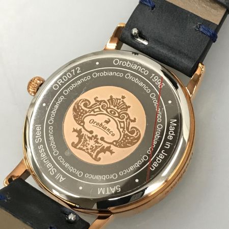  Orobianco オロビアンコ  腕時計 クォーツ ブラック OR0072-5