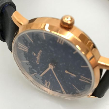  Orobianco オロビアンコ  腕時計 クォーツ ブラック OR0072-5