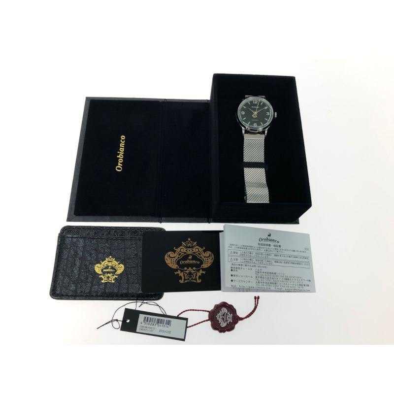 中古】 Orobianco オロビアンコ メンズ腕時計 自動巻き ERUDITO OR0073 
