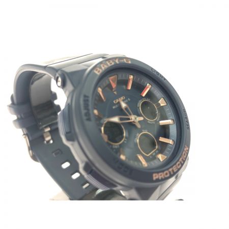  CASIO カシオ レディース腕時計 Baby-G ベビーG 電波ソーラー デジアナ  BGA-2510 ネイビー