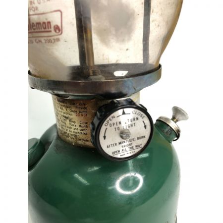  Coleman コールマン ガソリンランタン 動作未チェック 現状渡し 使用感有 ジャンク 200A ｸﾞﾘｰﾝ グリーン