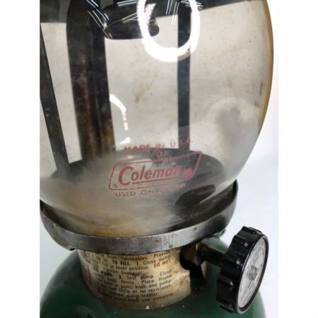  Coleman コールマン ガソリンランタン 動作未チェック 現状渡し 使用感有 ジャンク 200A ｸﾞﾘｰﾝ グリーン
