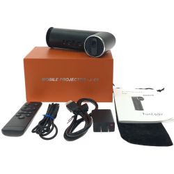 ▼▼ FunLogy ファンロジー モバイルプロジェクター MOBILE PROJIECTOR 付属品有 X-03 Bランク