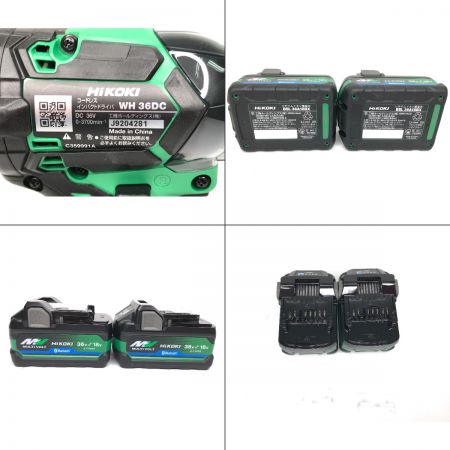  HiKOKI ハイコーキ コードレスインパクトドライバー WH36DC(2XPSZ) WH36DC グリーン