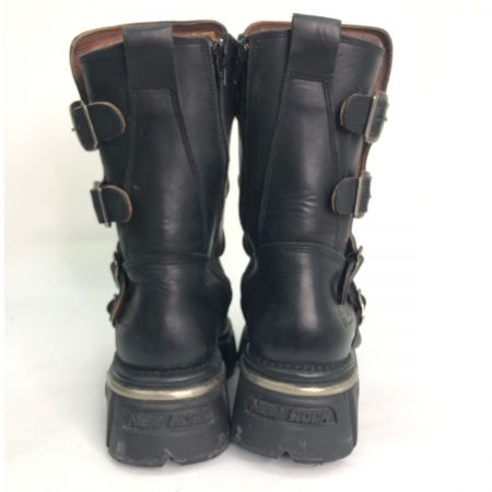  NEWROCK バイク厚底ブーツ サイズ４２ ブラック