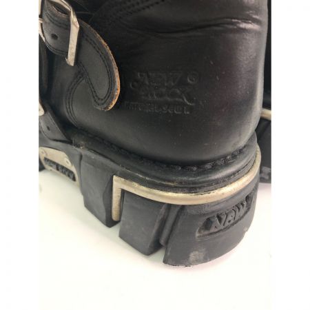  NEWROCK バイク厚底ブーツ サイズ４２ ブラック