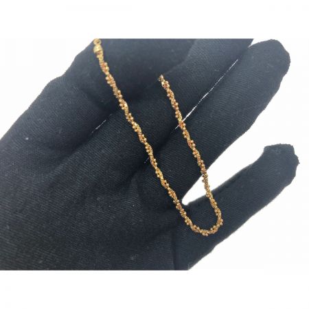   貴金属 レディースブレスレット ボールチェーン デザインスクリューブレスレット 17㎝