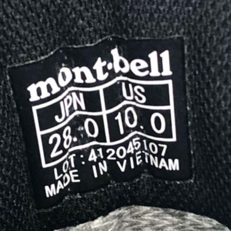  mont･bell モンベル トレッキングブーツ SIZE28cm 付属品なし 412045107 ブラック