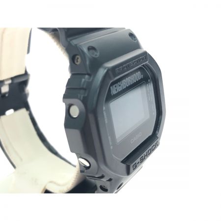  CASIO カシオ メンズ腕時計 クオーツ G-SHOCK Gショック NEIGHBORHOODコラボウォッチ DW-5600VT ブラック