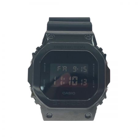  CASIO カシオ メンズ腕時計 クオーツ G-SHOCK Gショック デジタル メタルカバー ラバー スクエアフェイス GM-5600B