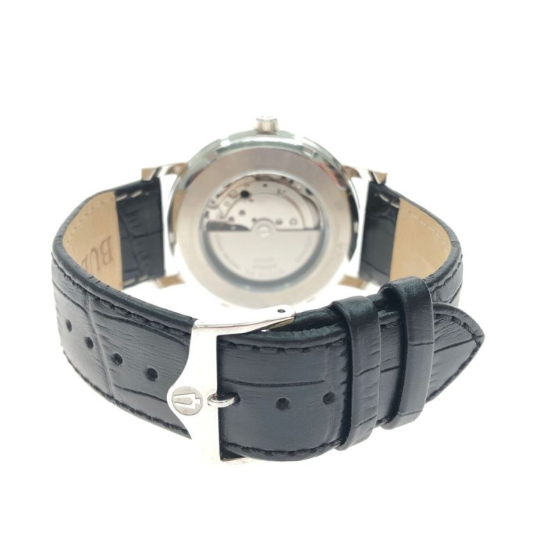 中古】 BULOVA ブローバ メンズ腕時計 自動巻き Leather Watch 96C131 ...