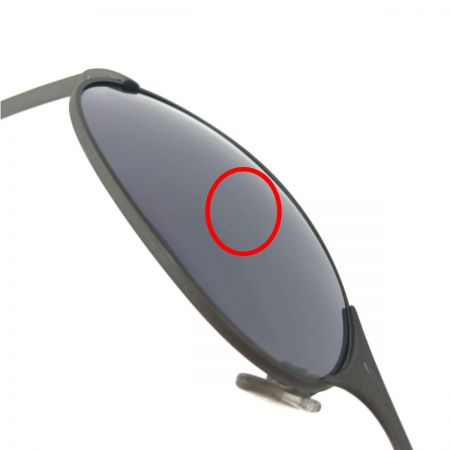  OAKLEY オークリー サングラス メタルフレーム グレー レンズキズ多数 付属品なし