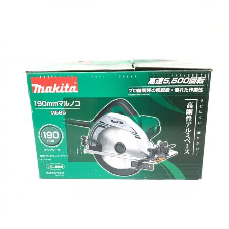  MAKITA マキタ 電気マルノコ 190mm M585 M585 グリーン