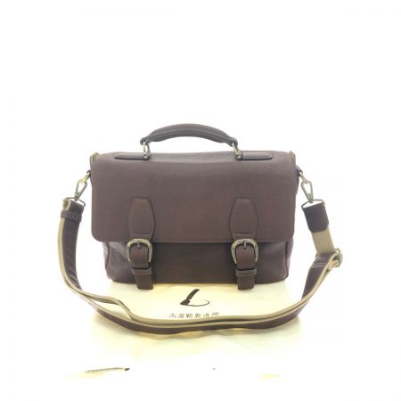  土屋鞄 メンズ ショルダーバッグ トーンオイルヌ 斜め掛け A4サイズ ブラウン