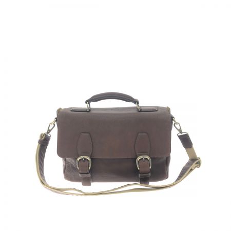  土屋鞄 メンズ ショルダーバッグ トーンオイルヌ 斜め掛け A4サイズ ブラウン