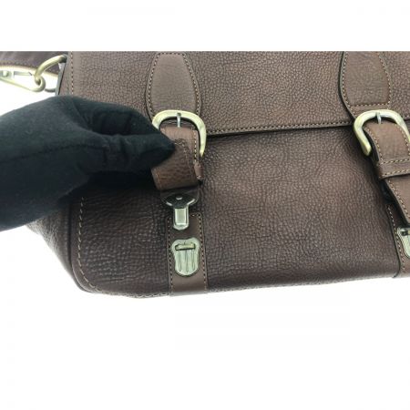  土屋鞄 メンズ ショルダーバッグ トーンオイルヌ 斜め掛け A4サイズ ブラウン