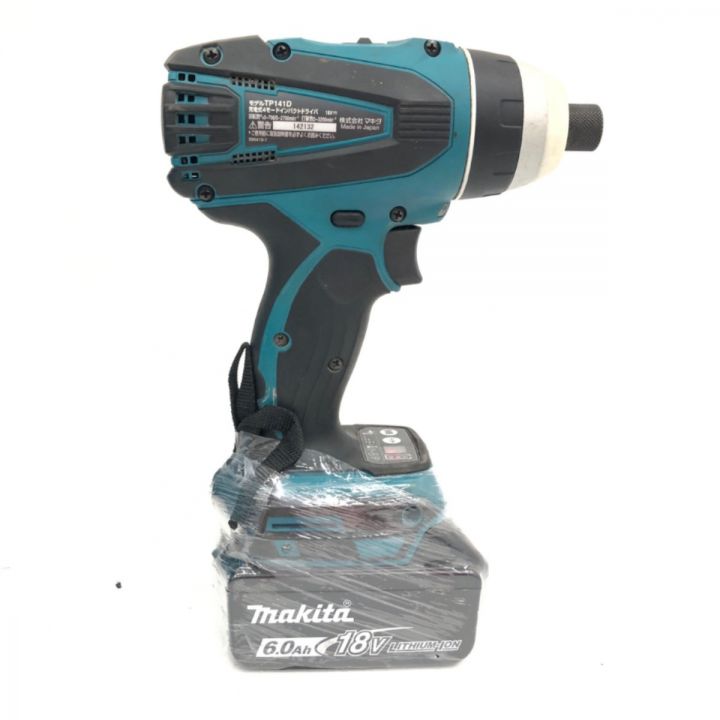 MAKITA マキタ インパクトドライバ TP141D グリーン 充電池×1・ケース付属 充電回数3回｜中古｜なんでもリサイクルビッグバン