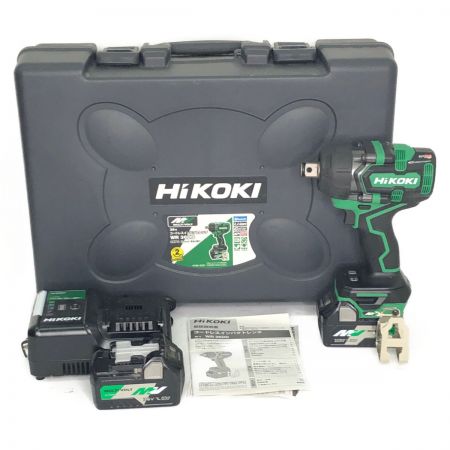  HiKOKI ハイコーキ 充電式インパクトレンチ バッテリー・ケース付属 WR36DD グリーン×ブラック