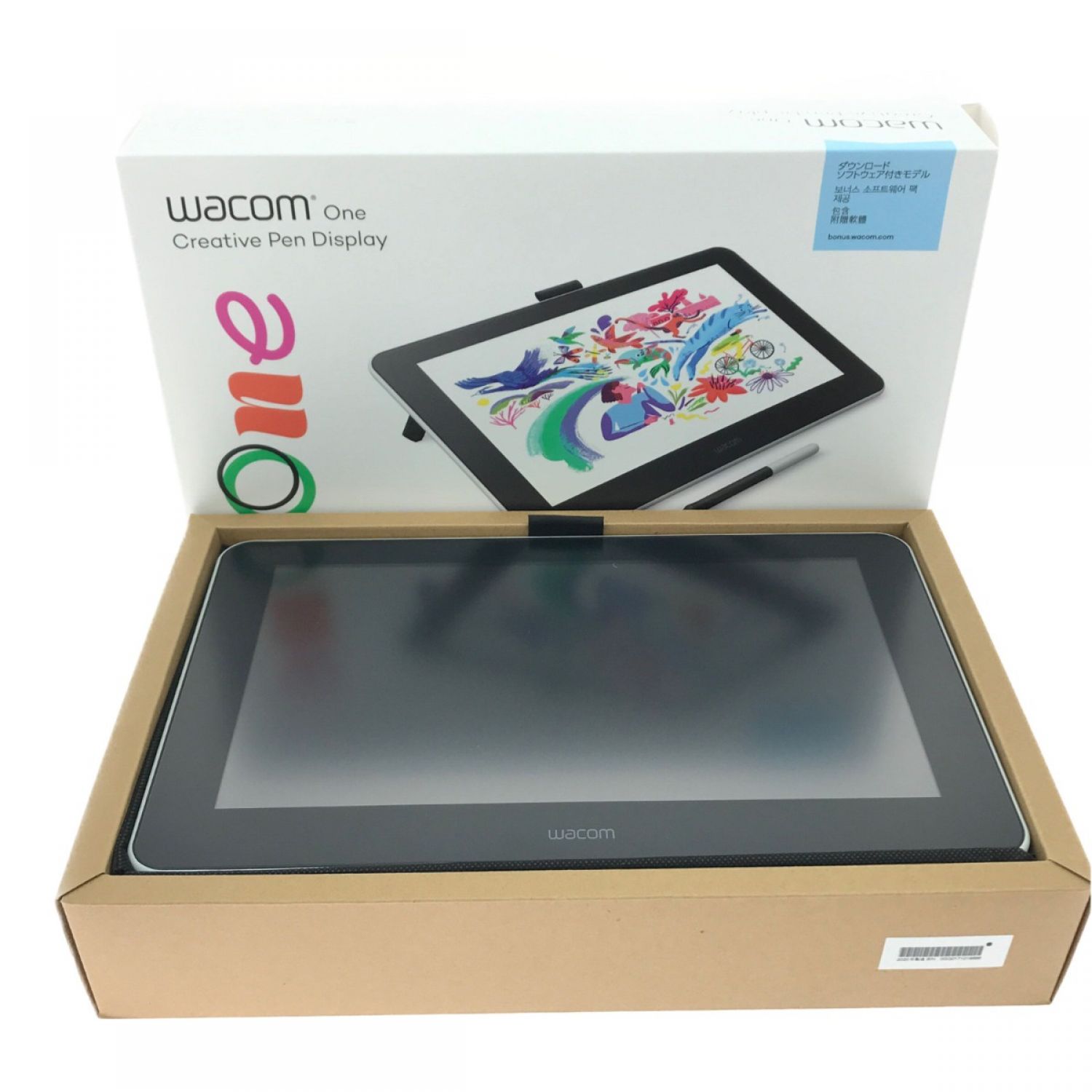 WACOM ONE 液晶ペンタブレット　13.3型付属ソフトの保証はありません