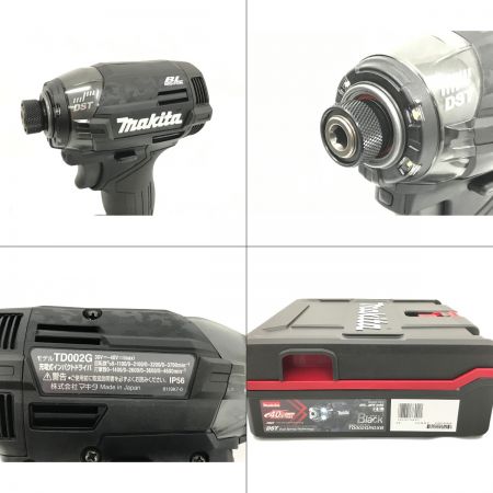  MAKITA マキタ インパクトドライバ TD002GRDXB ブラック