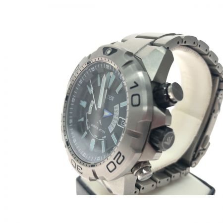  CITIZEN シチズン メンズ腕時計 エコドライブ電波時計 PROMASTER MARINE AS7141-60E