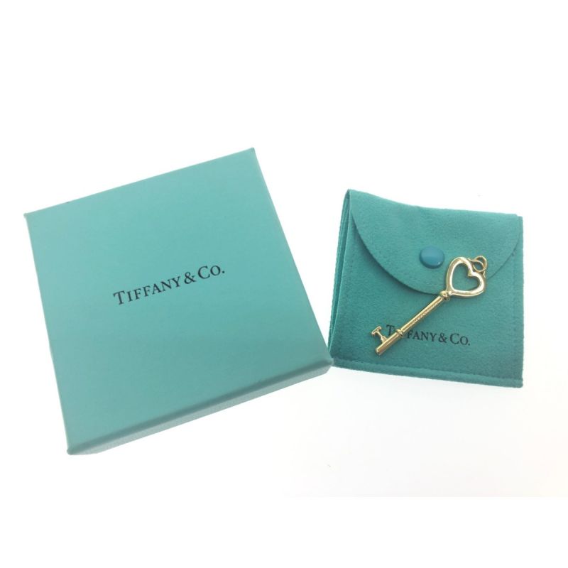 中古】 Tiffany & Co. ティファニー 貴金属 ハートキー ペンダント ...