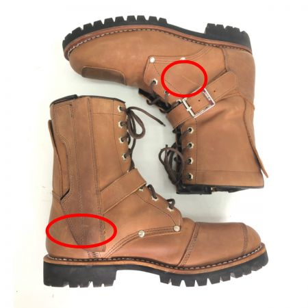  AVIREX アビレックス バイカーブーツ サイズ26cm AV2100 ブラウン 靴本体のみ レザー