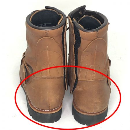  AVIREX アビレックス バイカーブーツ サイズ26cm AV2100 ブラウン 靴本体のみ レザー