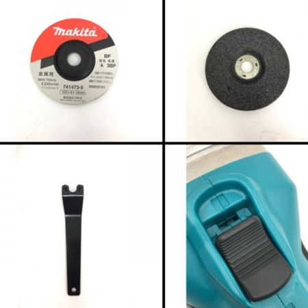  MAKITA マキタ 100mm充電式グラインダー GA402D グリーン 砥石・レンチ付属 バッテリーなし