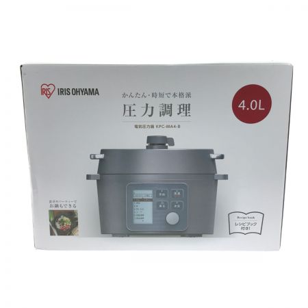 IRISOHYAMA アイリスオーヤマ 電気圧力鍋 4.0L ブラック KPC-MA4-B