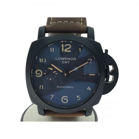  LUWENOR メンズ腕時計 GMT搭載 自動巻き ダイバーズウォッチ バックスケルトンミリタリーダイバーズ