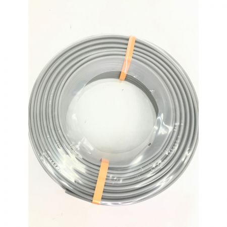  富士電線工業(FUJI ELECTRIC WIRE) VVFケーブル 3×2.0㎜ 条長100m グレー 600Vビニル絶縁ビニルシースケーブル平形