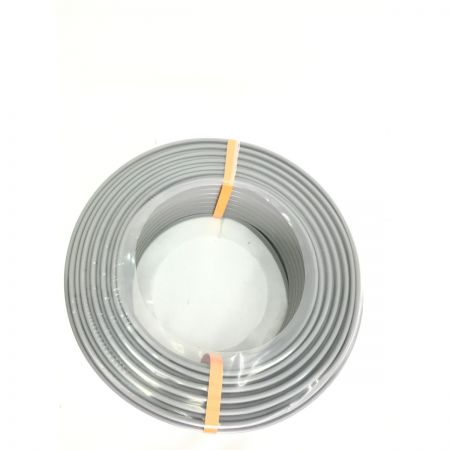  富士電線工業(FUJI ELECTRIC WIRE) VVFケーブル 3×2.0㎜ 条長100m グレー 600V ビニル絶縁ビニルシースケーブル平形
