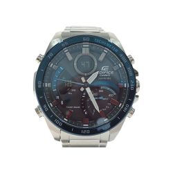 ▼▼ CASIO カシオ メンズ腕時計 Bluetooth対応 タフソーラー EDIFICE エディフィス スマートウォッチ クロノグラフ ECB-900DB-1B Aランク