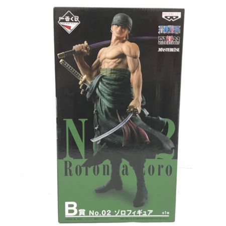 BANDAI ワンピース 一番くじ B賞 MASTERLISE ロロノア・ゾロ 未開封品