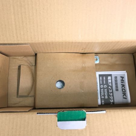  HiKOKI ハイコーキ 電動工具 ディスクグラインダー G10SH6 グリーン コード式 箱付属