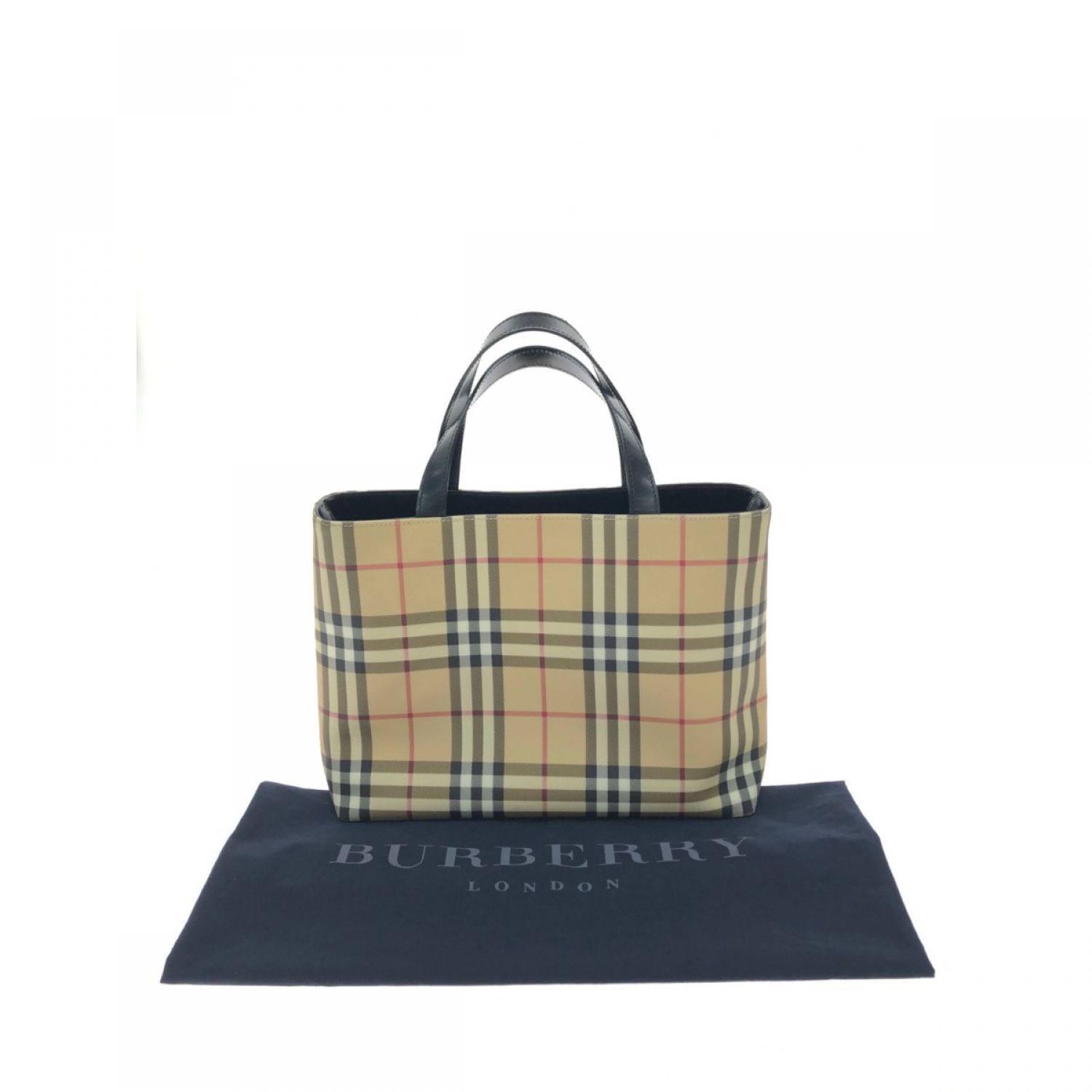 中古】 BURBERRY バーバリー レディース トートバッグ ノバチェック