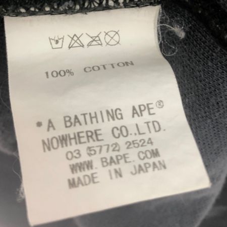  A BATHING APE アベイシングエイプ ジップパーカー モフラージュ柄 ブラック Mサイズ 使用感有